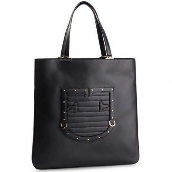Furla - Bolso al hombro de Cuero para mujer Negro Onyx L