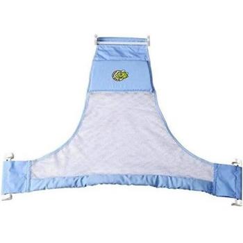 BLUESTAR Baby Asiento para la bañera para bebés recién nacidos neta, soporte de baño Baby Sling Hamaca neta azul