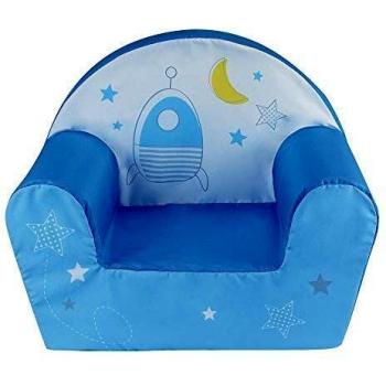 Sillón Infantil Club Espace con Diseño Divertido y Espuma Confortable