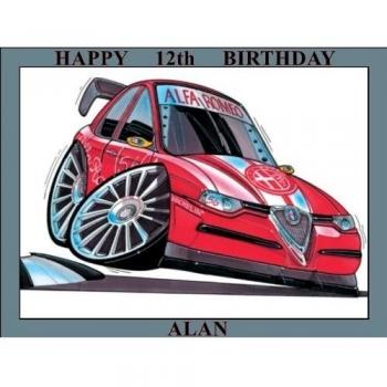 45 - ALFA ROMEO 156 TOURING coche rojo Koolart