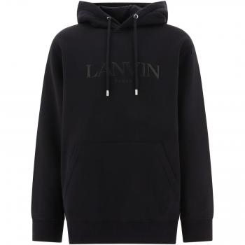 Men's Lanvin Black Hoodie, Size Small, Style HO0009J210
