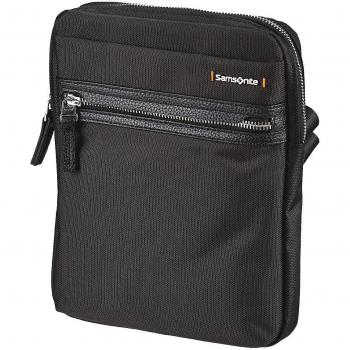 Samsonite Hip-Class Flat Crossover Bolso Bandolera, 9.7, 3 Litros, Color Negro