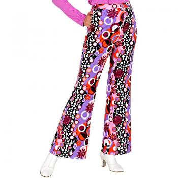 Pantalón de estilo disco años 70 para mujer