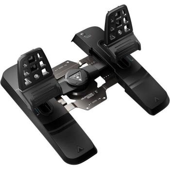 Turtle Beach VelocityOne Rudder Black USB Pedals for PC, Xbox, Xbox One, Xbox Series S, and Xbox Series X