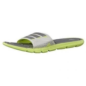 adidas Adipure 360 Slide W, Zapatillas de Deporte Exterior Para Mujer, Blanco / Amarillo / Plata