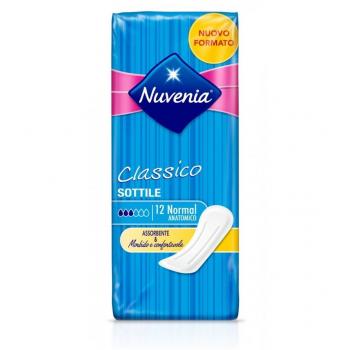 Nuvenia Compresas Sanitarias Clásicas 12 Piezas Sottile Normal