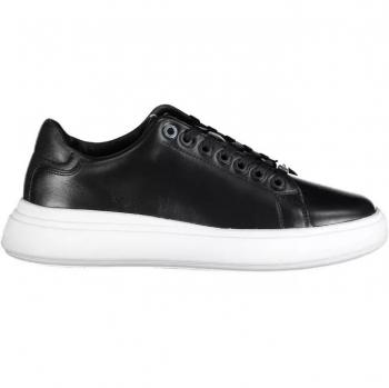 Calvin Klein Women's Black Contrasting Lace-Up Sneakers Size 8 US