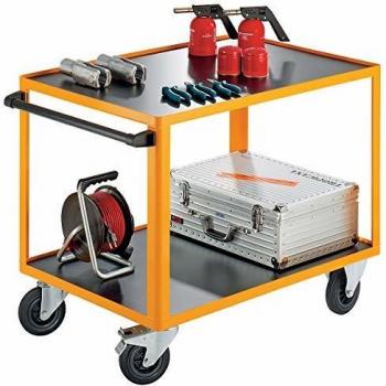 Carro de Montaje Profesional Certeo con Manija Desmontable, 1150 x 700 mm, Capacidad de Carga 350 kg