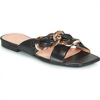 Mules de Cuero Guess Sameya Negro para Mujer