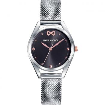 Reloj de mujer Mark Maddox Venice tres agujas de acero con malla milanesa MM0128-57