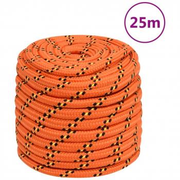 Cuerda de barco polipropileno naranja 18 mm 25 m
