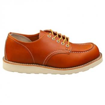 Men's Red Wing Oro Legacy Shop Moc Oxford Shoes - Brown Full Grain Leather - Size 9 US