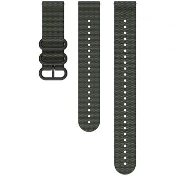 Correa textil Suunto Explore 1 de 22 mm en color Forest Green, talla M+L