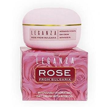 Leganza Crema Facial de Dia Hidratación Intensiva con Aceite Esencial de Rosa de Bulgaria