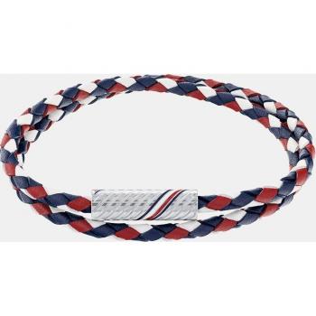 Pulsera Tommy Hilfiger Hombre Cuero Trenzado