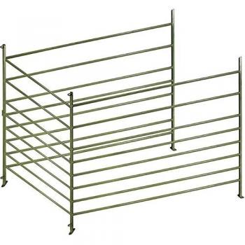Valla Cercado de Aluminio Sin Respaldo 100x150x108 cm para Ovejas