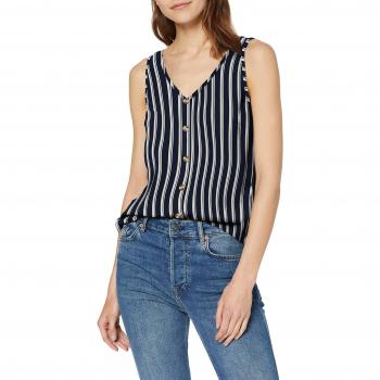 Vero Moda NOS Vmsasha S/l Button Top Noos Camiseta sin Mangas