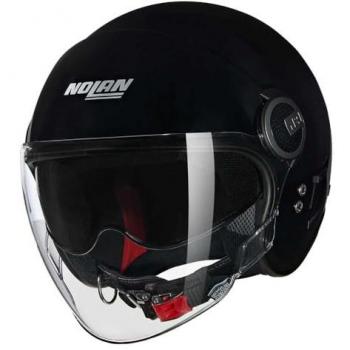 Casco Jet Nolan N21 Visor 06 Classico Negro Brillante Talla L