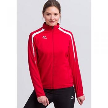 Chaqueta presentación mujer Erima Liga 2.0, chaqueta de deporte, material ligero y transpirable, diseño moderno, cierre con cremallera, bolsillos laterales con cremallera, puños elásticos, disponible en varias tall