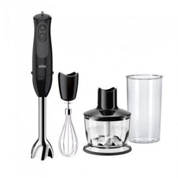 Batidora de Mano Braun MQ3135BK 900W con Accesorios y Bolsa de Regalo Negra