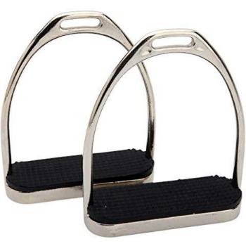 Horka FILLIS budged NP Equestrian Guía de caballos pony Plata y Formación Estribos, plata
