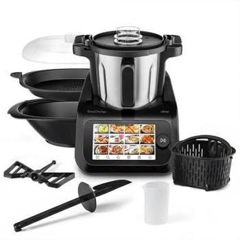 Robot de Cocina Multifunción Inteligente Ufesa TotalChef RK6, Pantalla Digital 7”, WIFI, 30 Funciones, Jarra de Acero Inoxidable, Capacidad 3.5L, Báscula Integrada,
