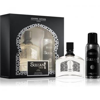 Jeanne Arthes Sultan Men Oud Gift Set (100ml Eau De Parfum + 150ml Deodorant Spray)