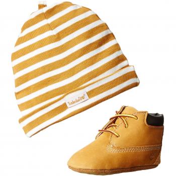 Timberland - Patucos y casquillo para bebés, Multicolor