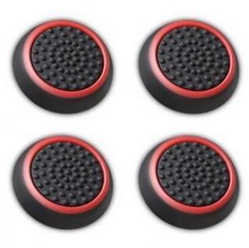 canamite pulgar Grips Joystick Thumbstick Stick Cap Funda para PS4 PS3 Xbox one Xbox One S y Xbox 360 4 piezas, rojo