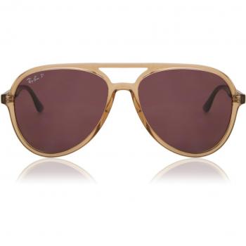 Ray-Ban RB4376 Polarized Men's Sunglasses Brown 57mm