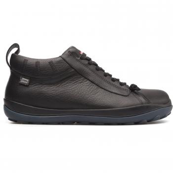 Camper Peu Pista - Men's Boots - Black Smooth Leather, Size 39 (6.5 US)