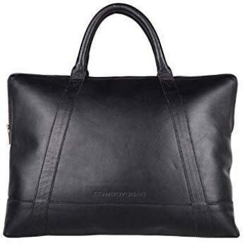 Cowboysbag Frederick 2213 - Funda de piel para portátil de 15,6 pulgadas, color negro