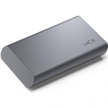 LaCie SSD Móvil Seguro 2 TB USB Tipo-C 3.2 Gen 2 (3.1 Gen 2) Gris