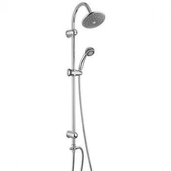 Columna de Ducha Piralla Zoe 3 Getti Ajustable en Cromo