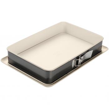 Molde Desmontable Rectangular Dr. Oetker Back-Trend 38 x 25 cm, Acero Reforzado con Cerámica, Antiadherente y Resistente hasta 230ºC