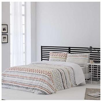 Funda Nórdica Azteka Multicolor de Microfibra Bambula Hipoalergénica con Cierre de Botones para Cama de 180 cm - Incluye Funda Nórdica y Fundas de Almohada