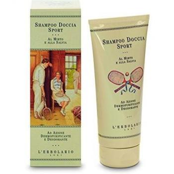 L'Erbolario Sport Shower Shampoo with Myrtle and Sage 200 ml