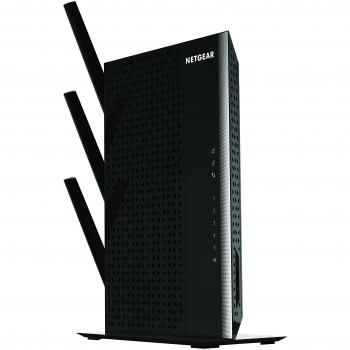 Netgear EX7000-100PES - Extensor de Red WiFi AC1900 WiFi Dual Band con 5 Puertos Ethernet Gigabit, Negro