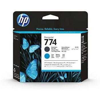 HP 774 Original Negro, Cian Multipack - Cartucho de tinta para impresoras