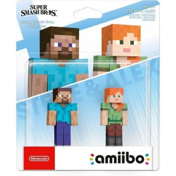 Nintendo Amiibo - Super Smash Bros. Series - Minecraft Steve & Alex
