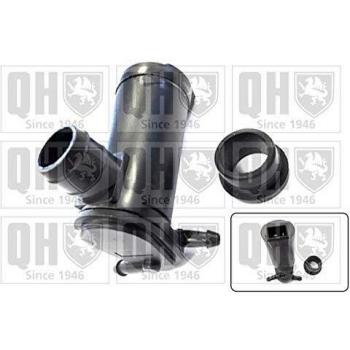 Bomba de agua para lavado de parabrisas QUINTON HAZELL QWP010, compatible con FORD FIESTA 6