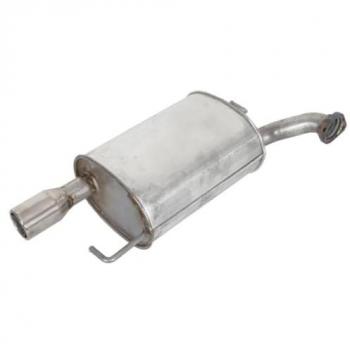 Silenciador trasero Bosal 171-055 con características de alta calidad, diseño específico para un ajuste perfecto, fabricado en acero inoxidable para mayor durabilidad y resistencia a la corrosión, optimización del flujo de gases para mejorar el rendi