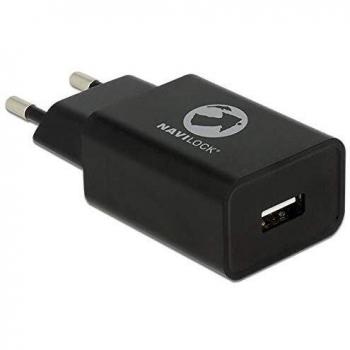 Cargador USB Tipo A Qualcomm Quick Charge 3.0 18W Negro Navilock
