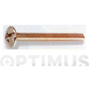 Tornillo DIN 84 Cabeza Cilíndrica Zincado M6 x 25