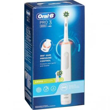 Oral-B Pro 3 3000 CrossAction Cepillo de Dientes Eléctrico Recargable Blanco