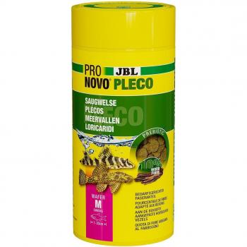 JBL ProNovo Pleco Wafer M - Alimento en tabletas para peces herbívoros de 1 a 20 cm - 1000 ml