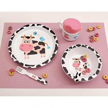 Kiokids Vajilla Infantil 5 Piezas Vaca