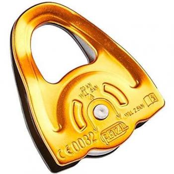 Petzl Mini Prusik Minding Pulley - Lightweight Orange Climbing Gear