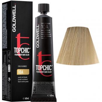 Goldwell Topchic Permanent Hair Colour - 10A Pastel Ash Blonde 60ml