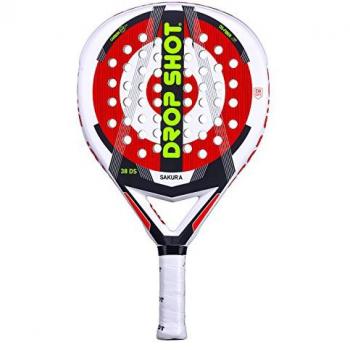 DROP SHOT Grumman 1.0 Pala Pádel, Unisex Adulto, Negro, 360-380 Gr